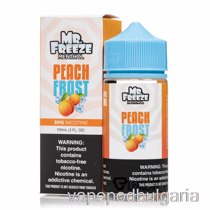 Vape Течности Peach Frost - Mr Freeze - 100ml 0mg